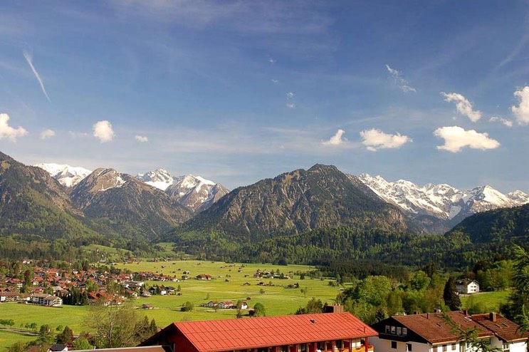 Blick zum Himmelschrofen (Sommer)